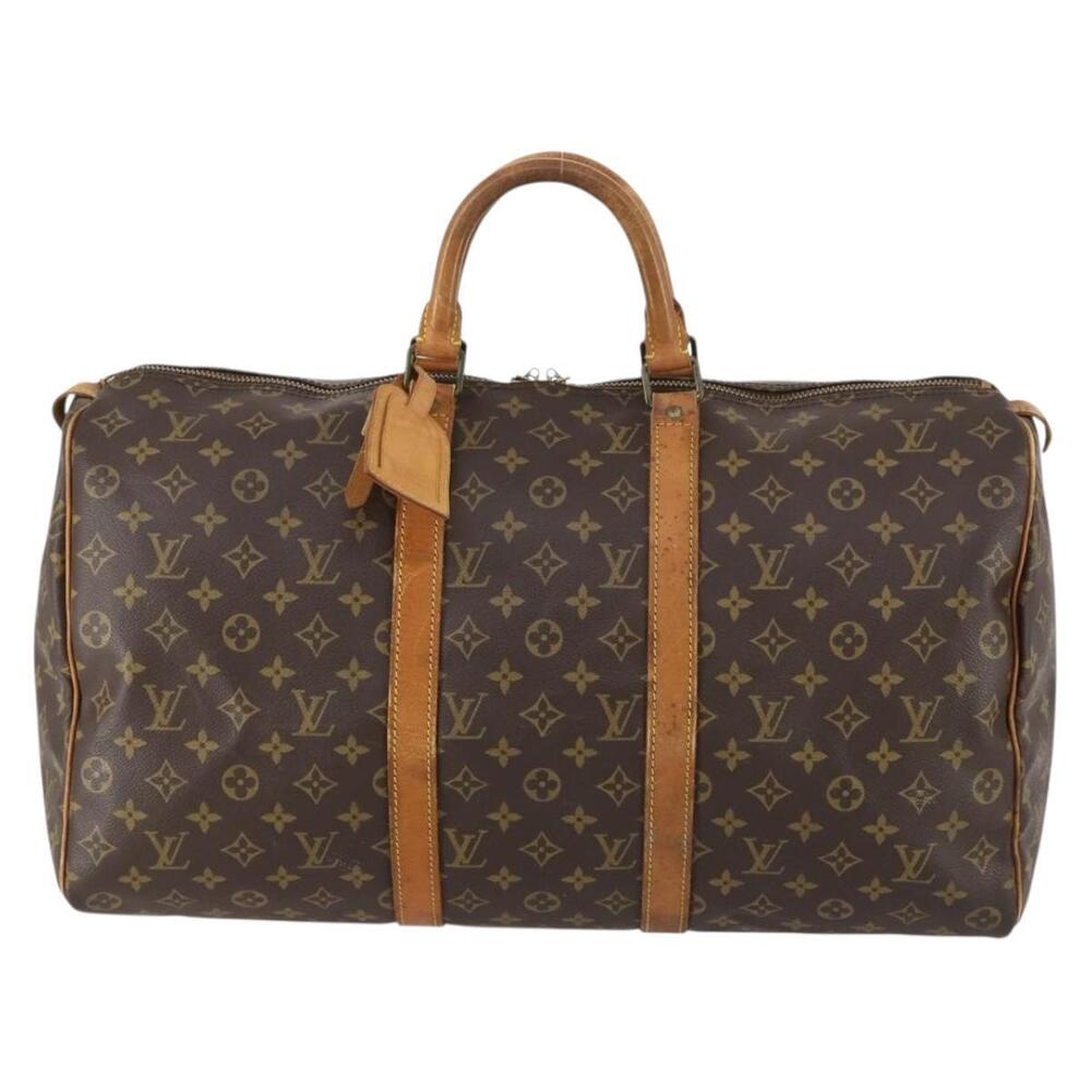 LOUIS VUITTON Monogram Keepall 50 Boston Bag M41426 LV Auth 154150 - Picture 13 of 16